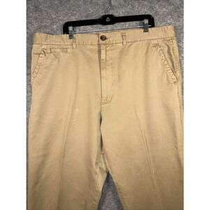 VTG ORVIS Pants Men's‎ Sz 42 Khaki Field Heavy Twill Chino Cotton Flat 41x29.5